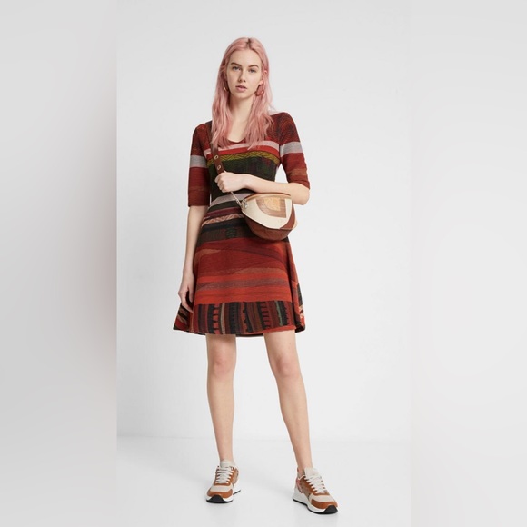 DESIGUAL Earth Tone Short Sleeve - Picture 4 of 13